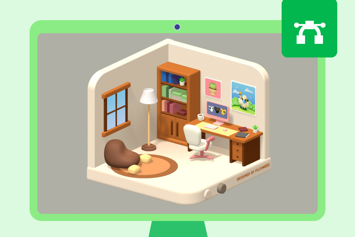 Spline 3D Interactive Room
